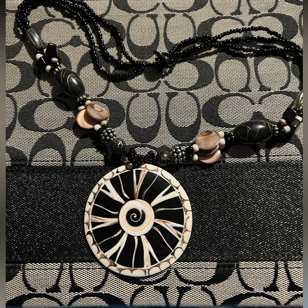 Beautiful Statement Shell Necklace - image 1